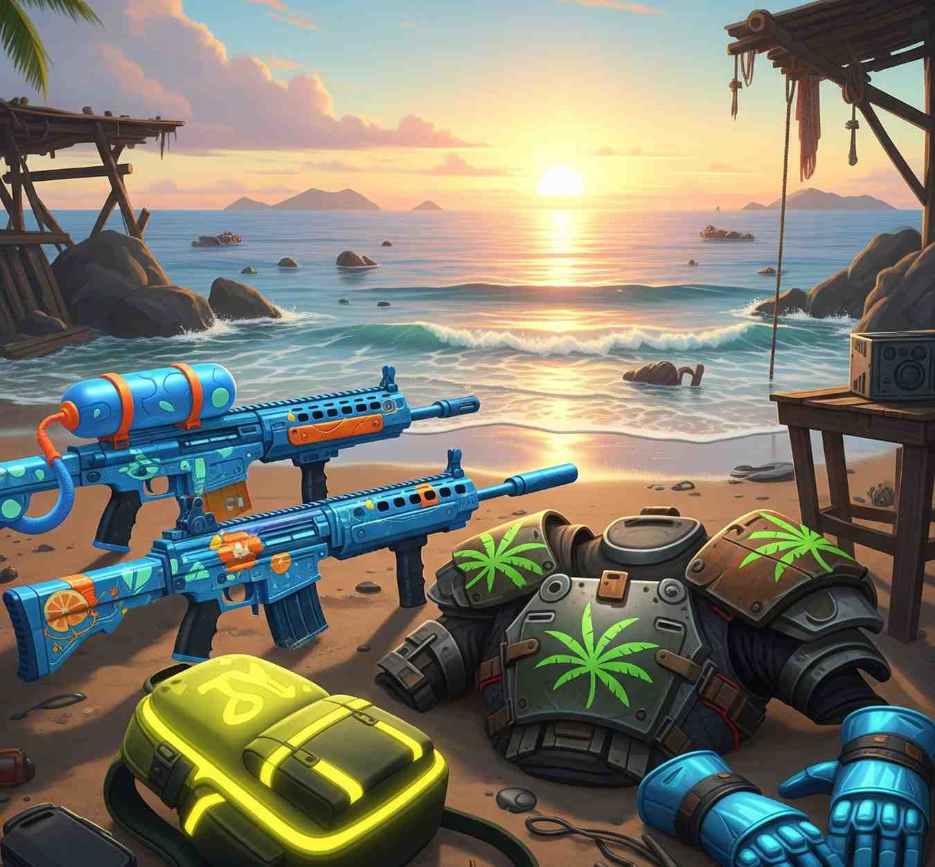 Promotional art for a summer event